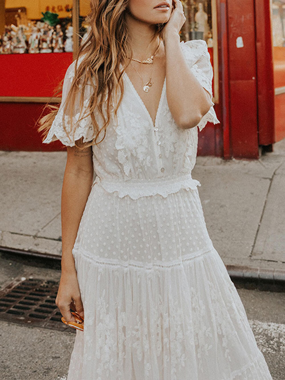 Women's Midi Dress for Summer