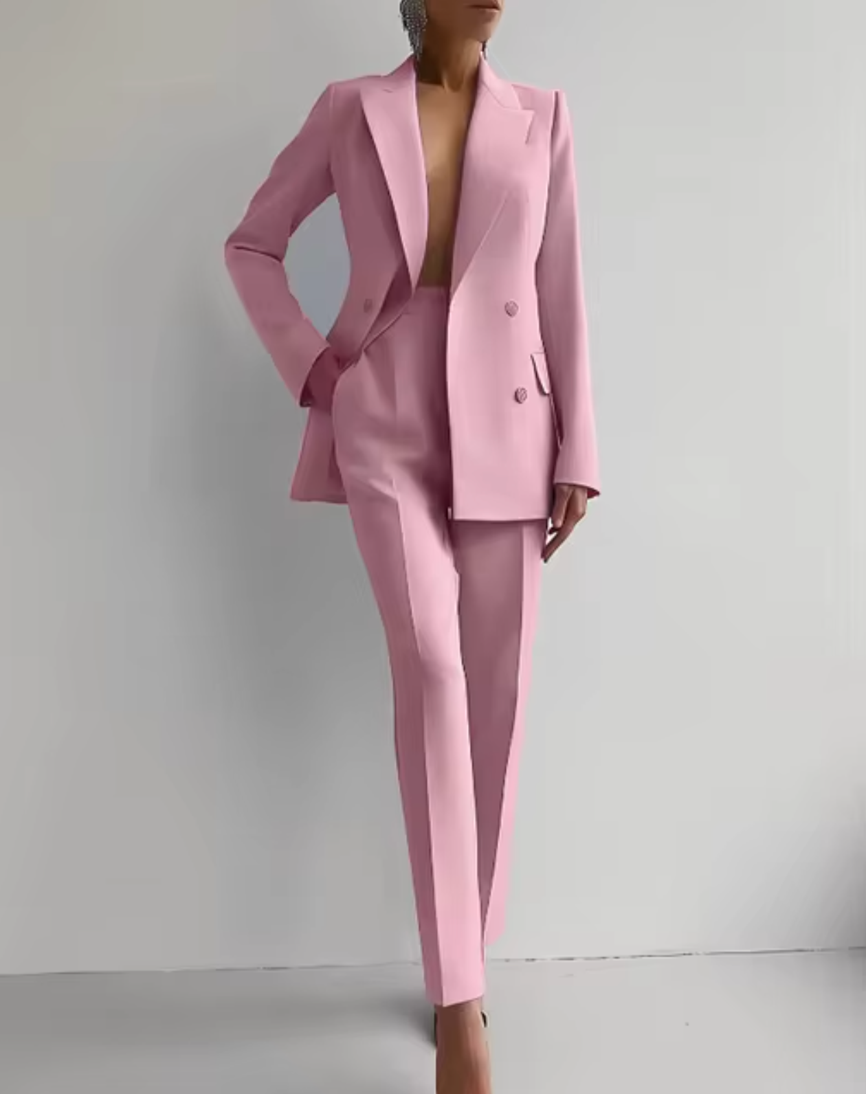 Women's Elegant Blazer Pantsuit | Tailored Fit