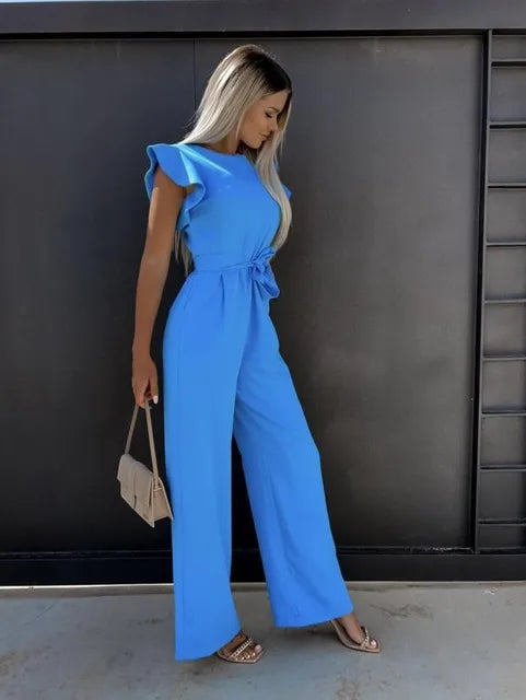 Eline | Women's Ruffled Sleeve Jumpsuit