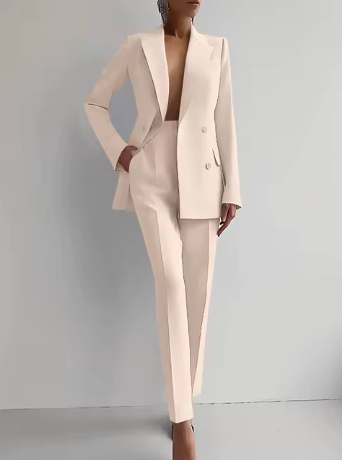 Women's Elegant Blazer Pantsuit | Tailored Fit