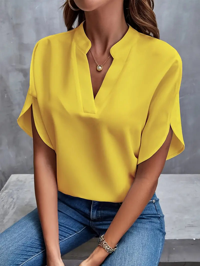 Women's White Long Sleeve Blouse