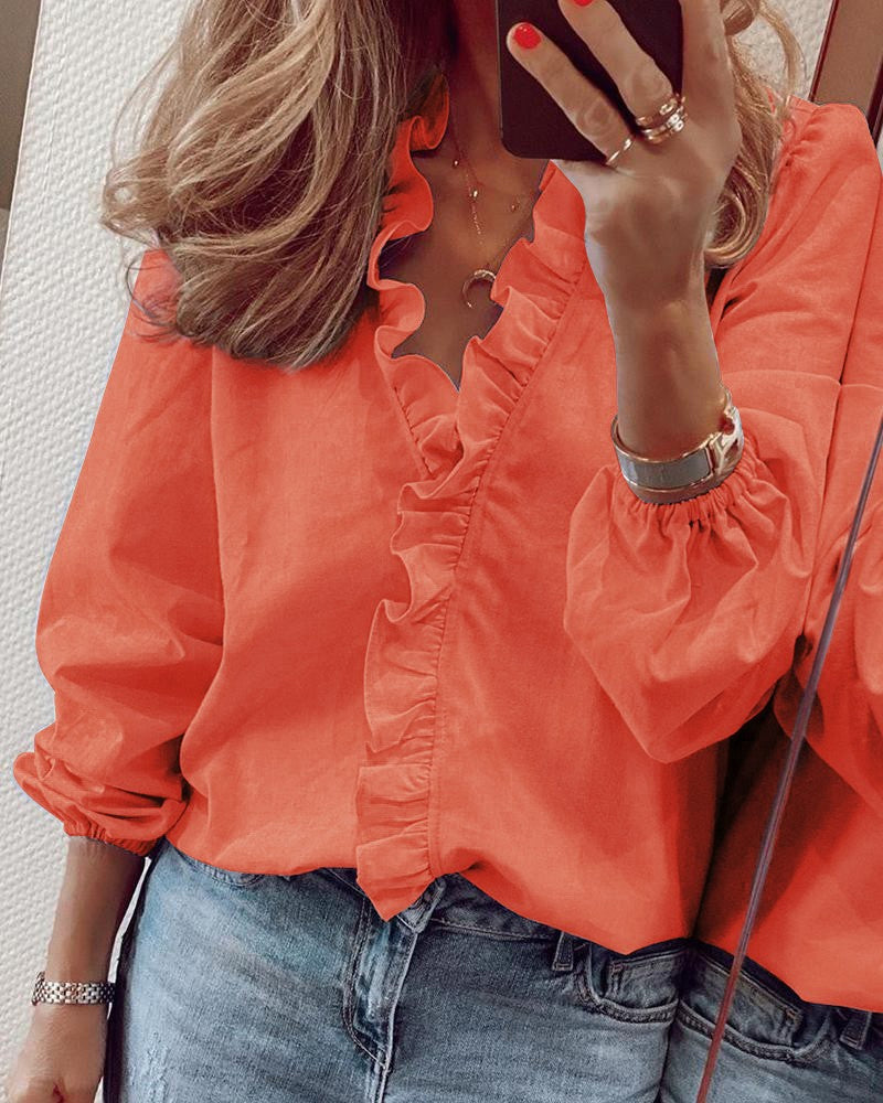 Clara | Women's White Puff Sleeve Blouse