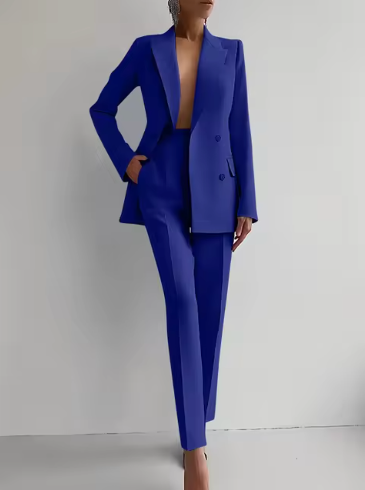 Women's Elegant Blazer Pantsuit | Tailored Fit