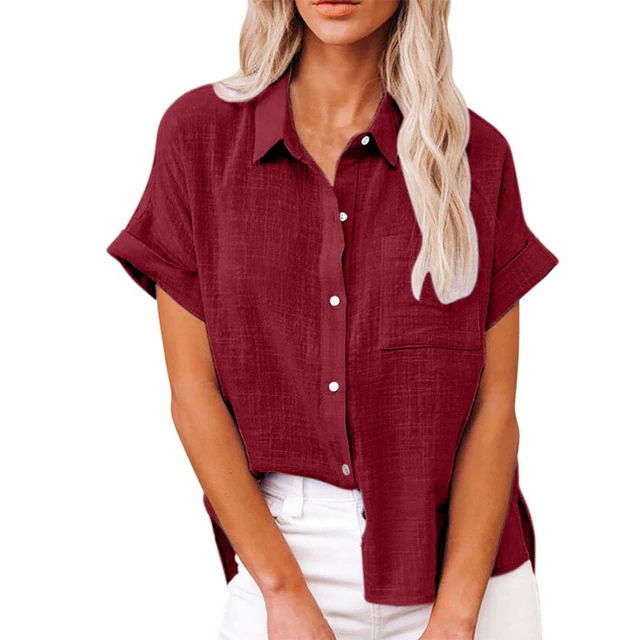 Clara | Women's Casual Loose Shirt Plus Size Tops