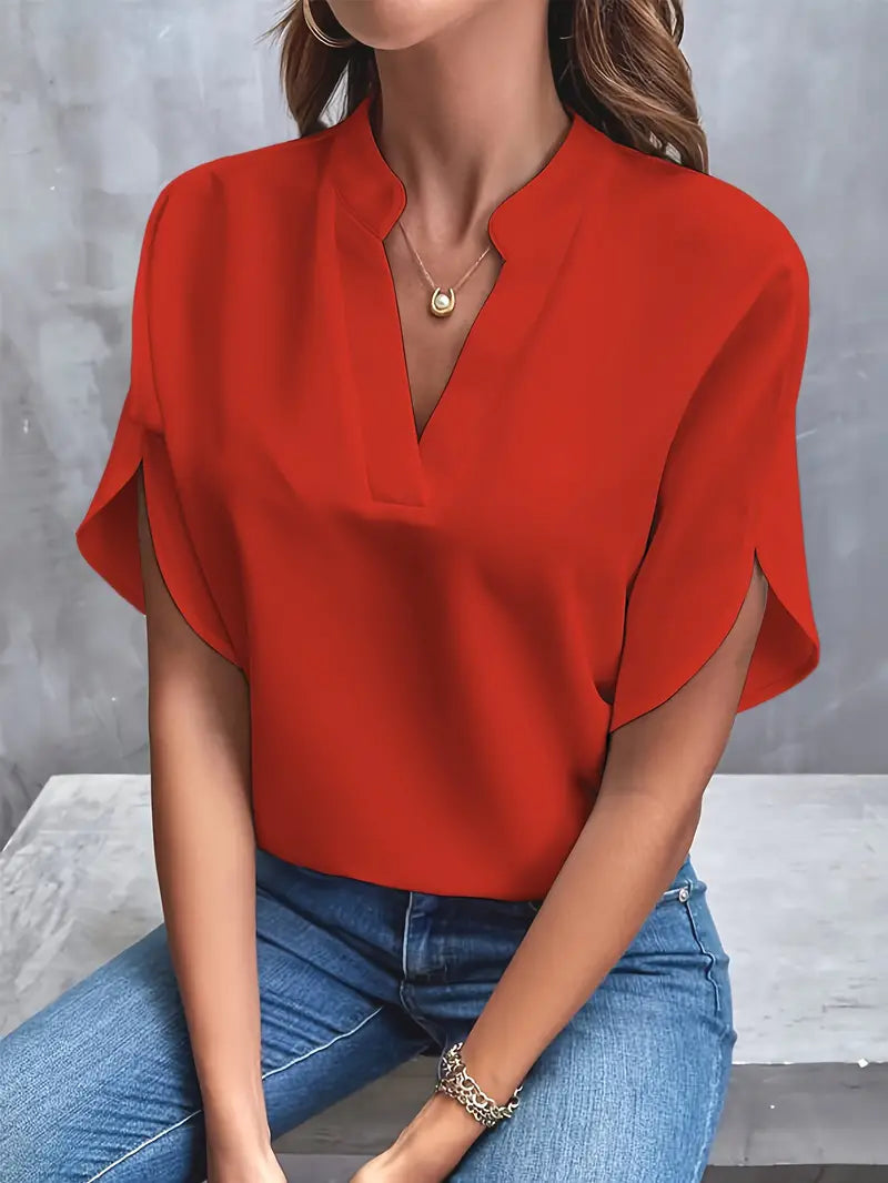Women's White Long Sleeve Blouse