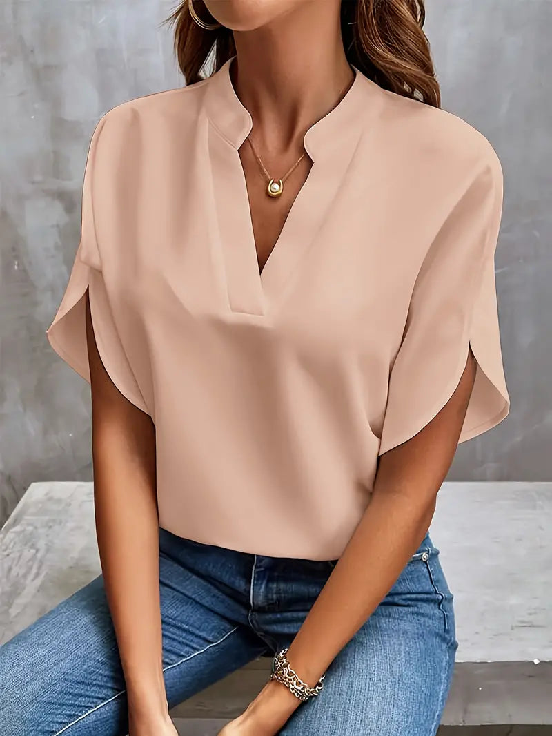 Women's White Long Sleeve Blouse