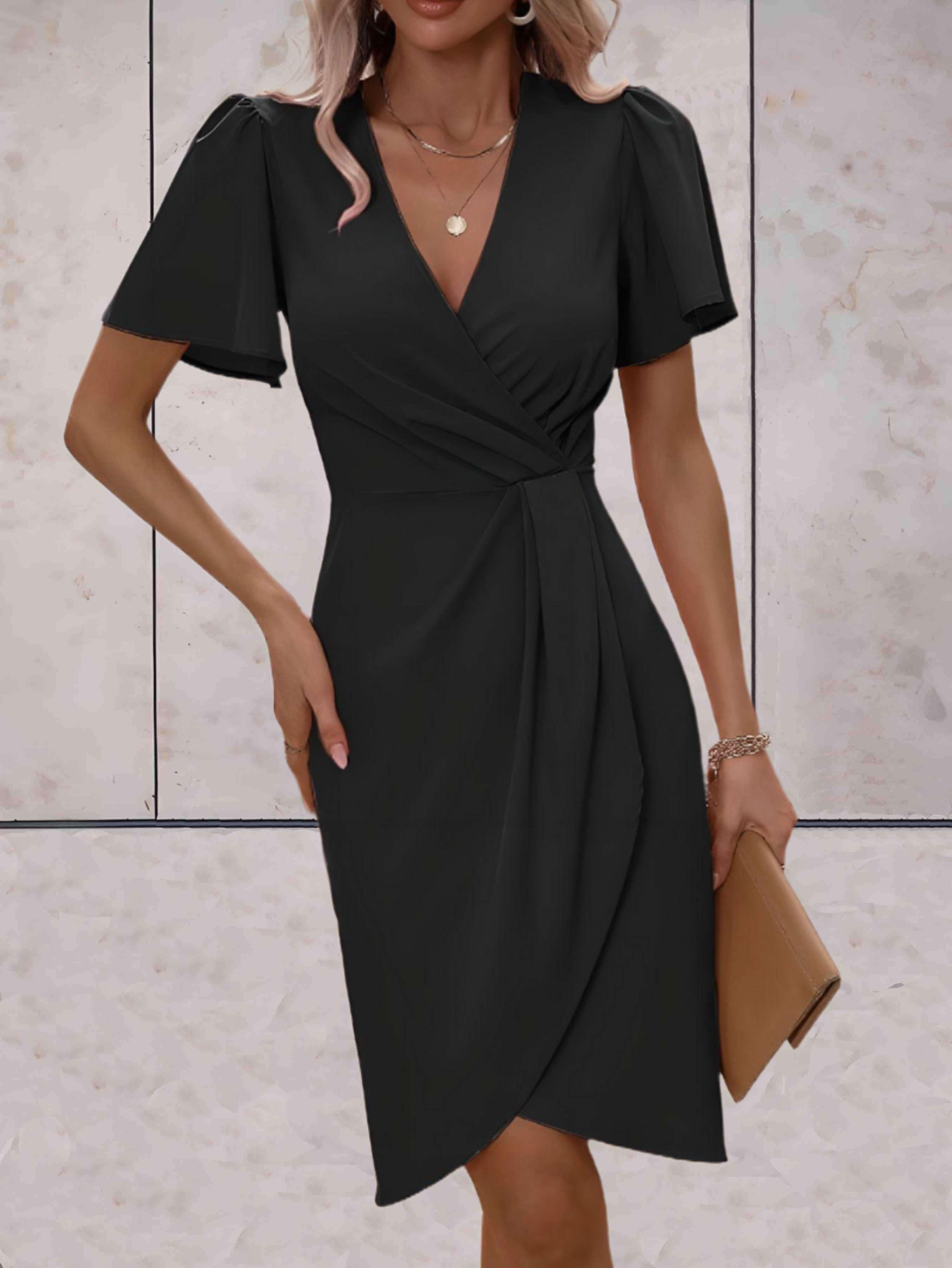 Bianca | Women's V-Neck Wrap Dress