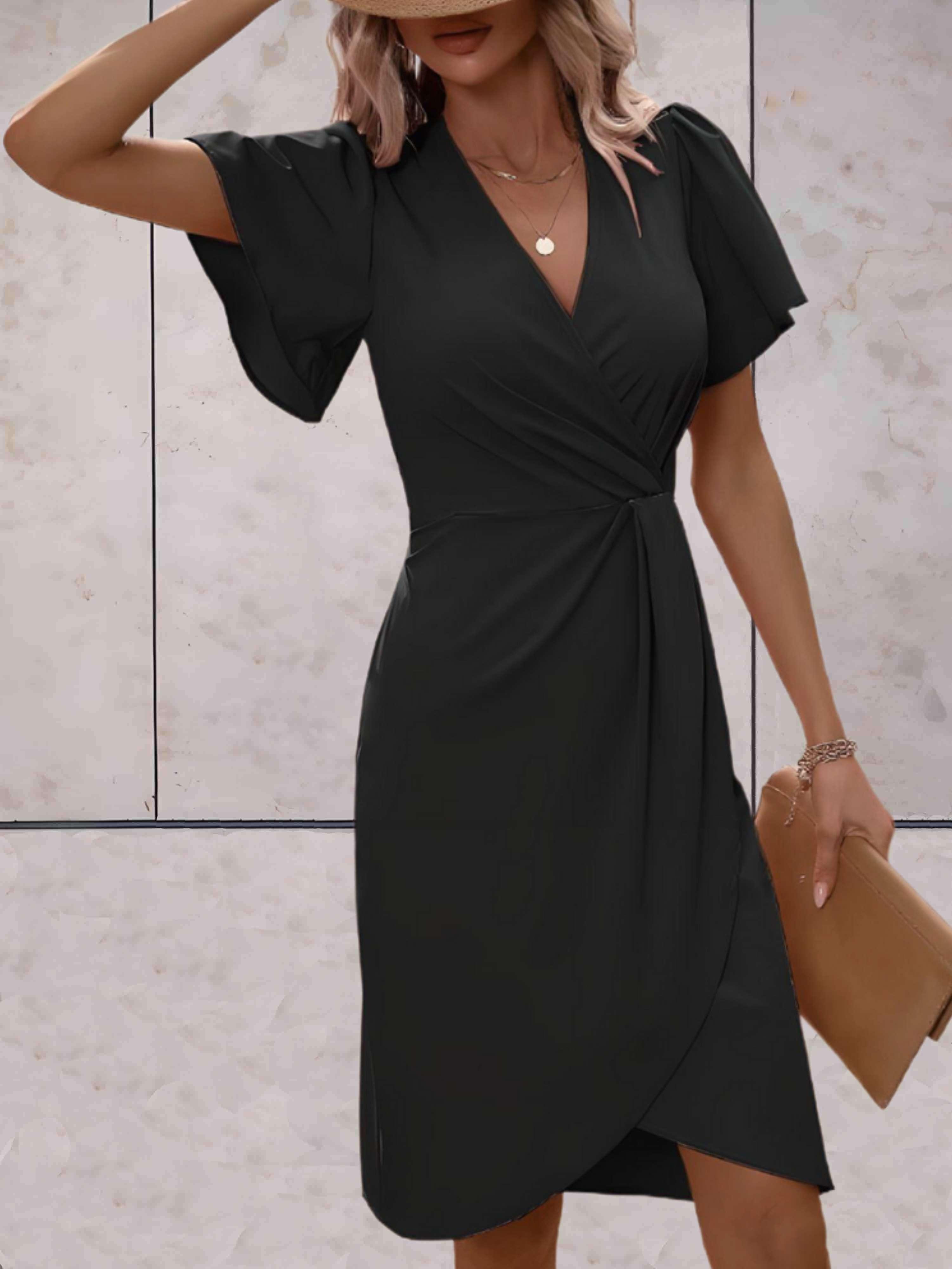 Bianca | Women's V-Neck Wrap Dress