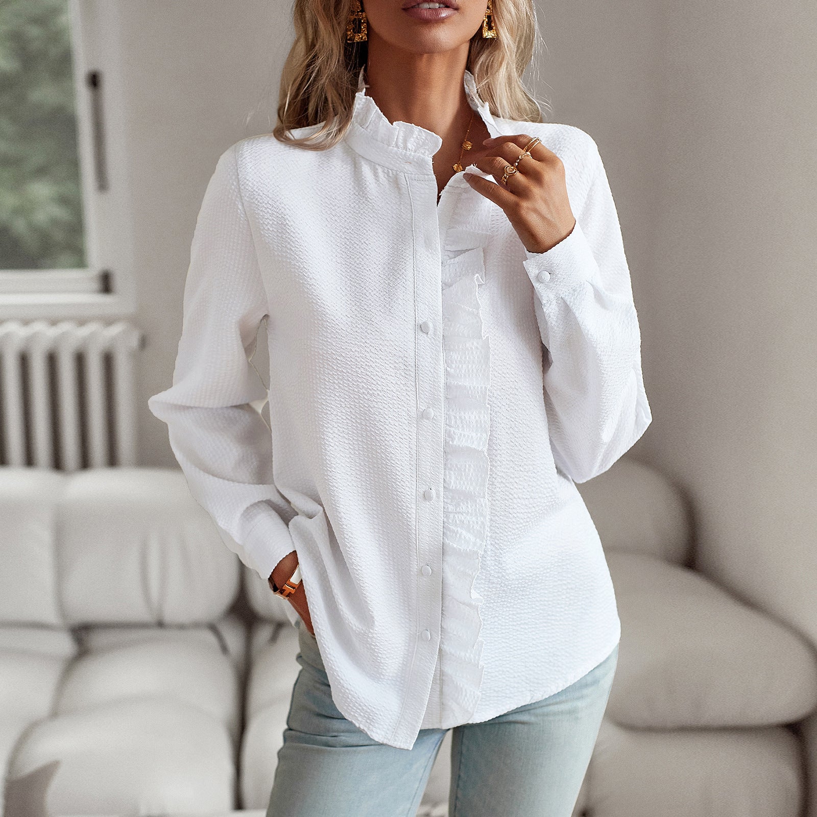 Clara | Women's Long Sleeve Blouse