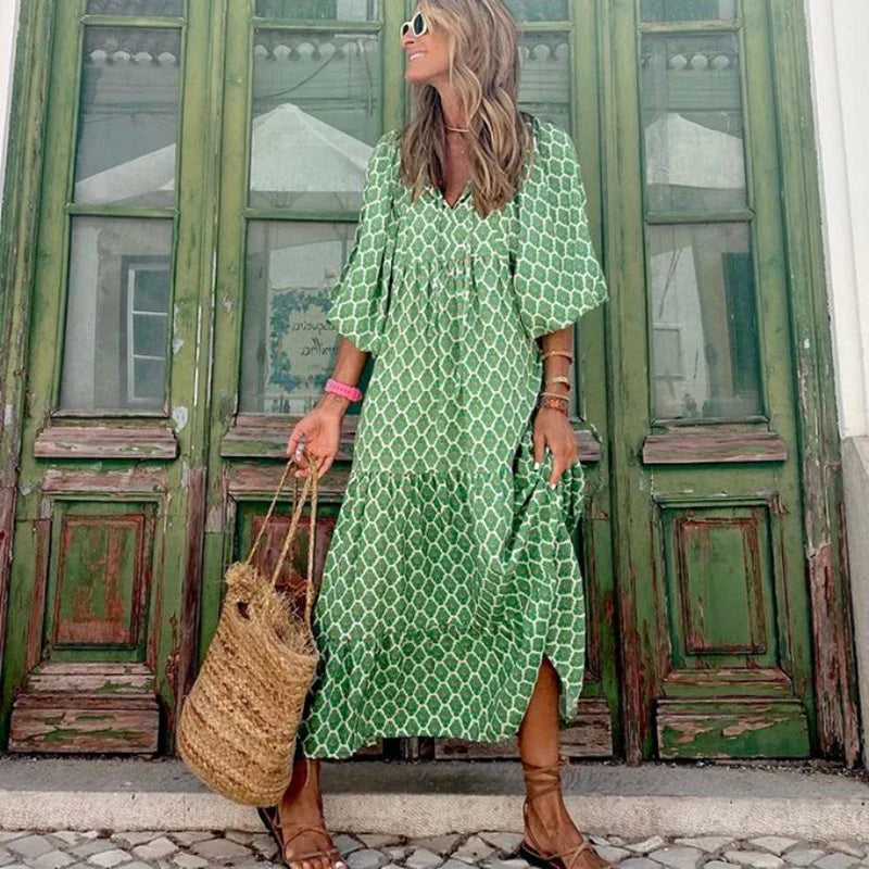 Bohemian Maxi Dress | Flowy & Elegant