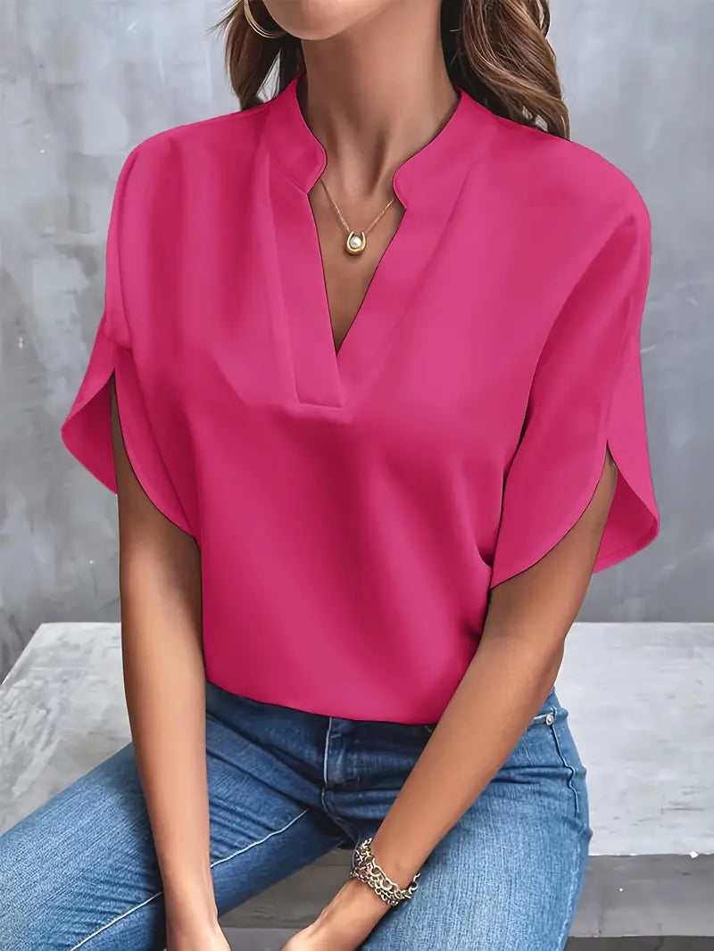 Women's White Long Sleeve Blouse