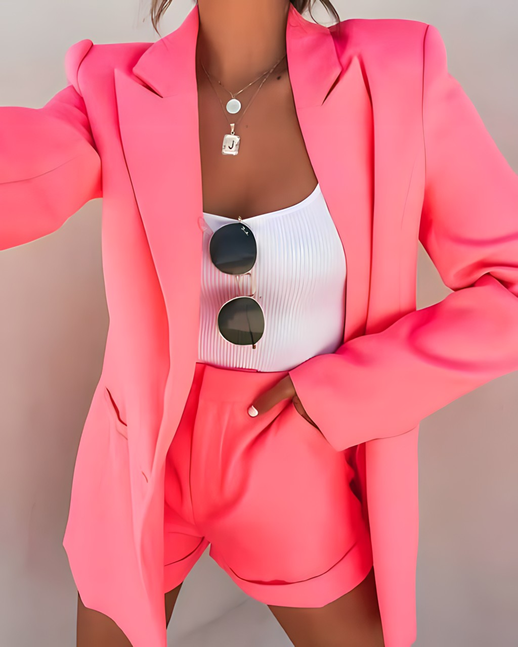 Helene | Blazer and Shorts Set for Women
