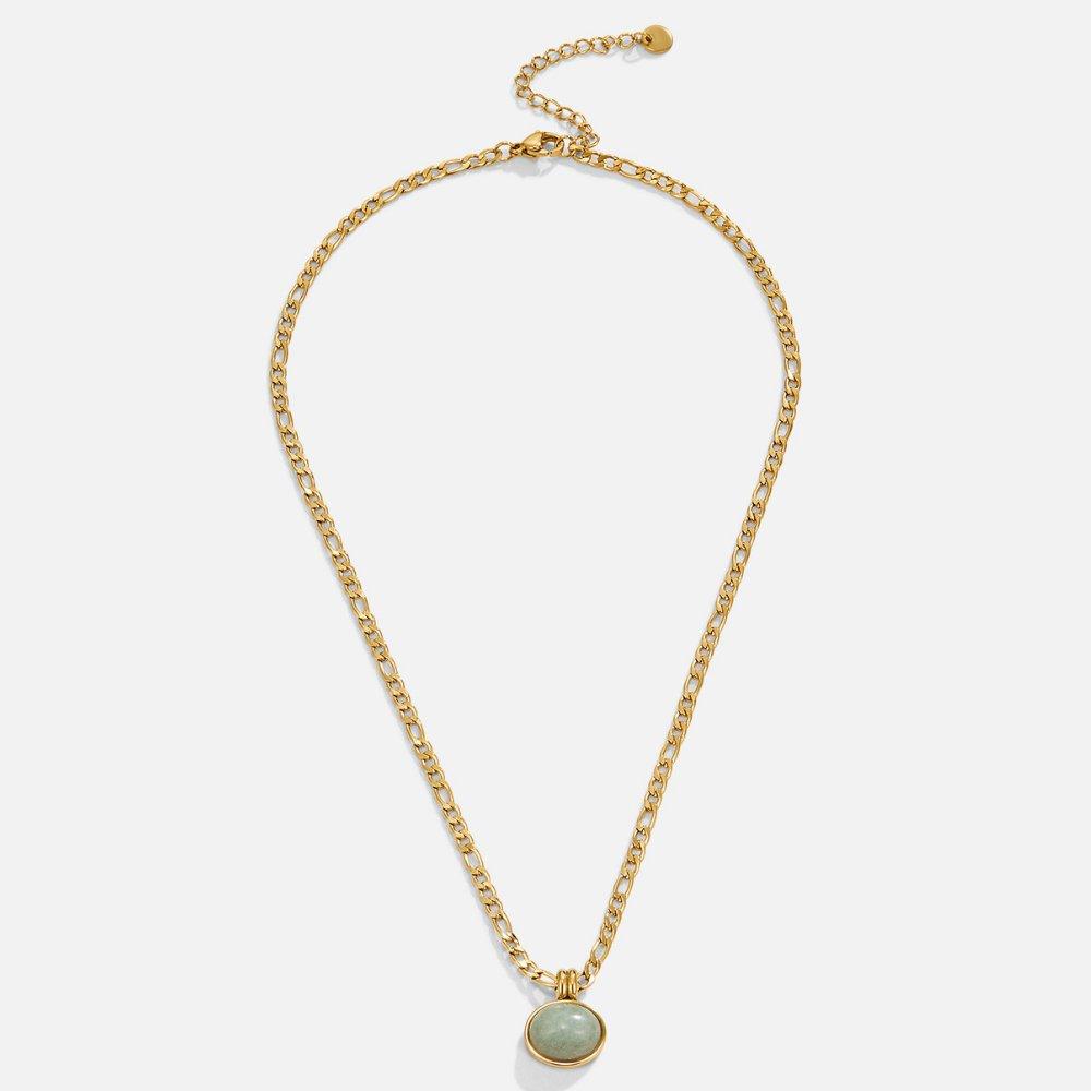 Liza Jade Pendant Necklace - SANTORINI