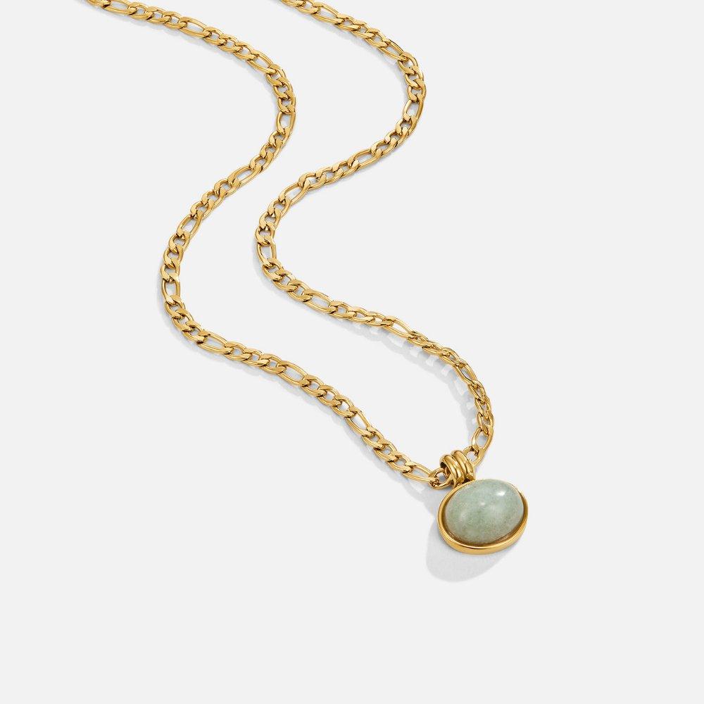 Liza Jade Pendant Necklace - SANTORINI