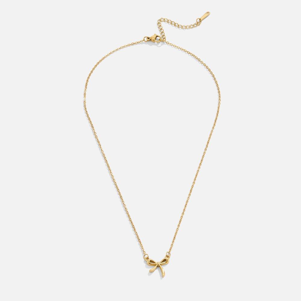 Serenity Bow Pendant Necklace - SANTORINI